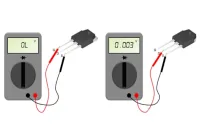 cara mengukur transistor mosfet