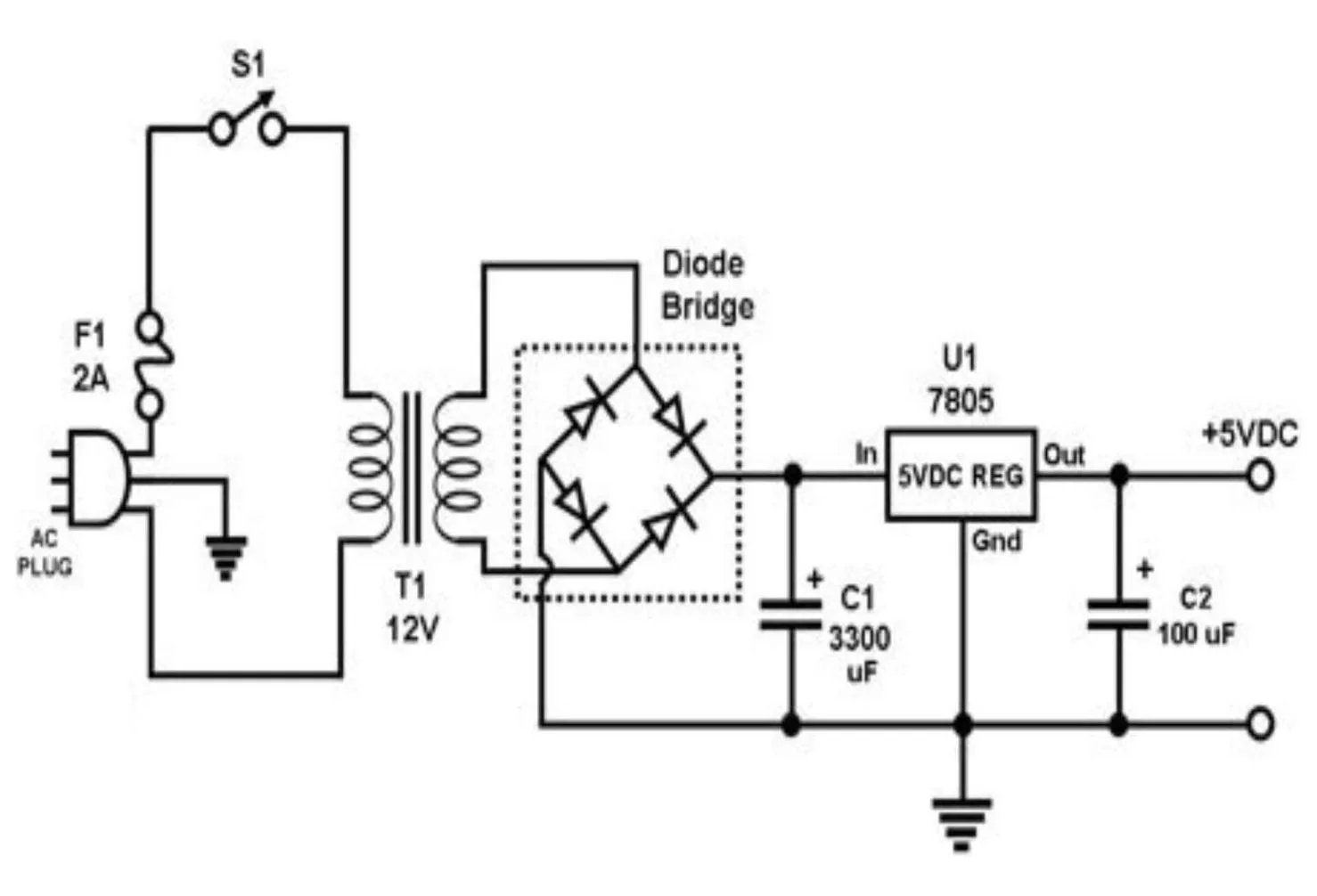 rangkaian power supply sederhana