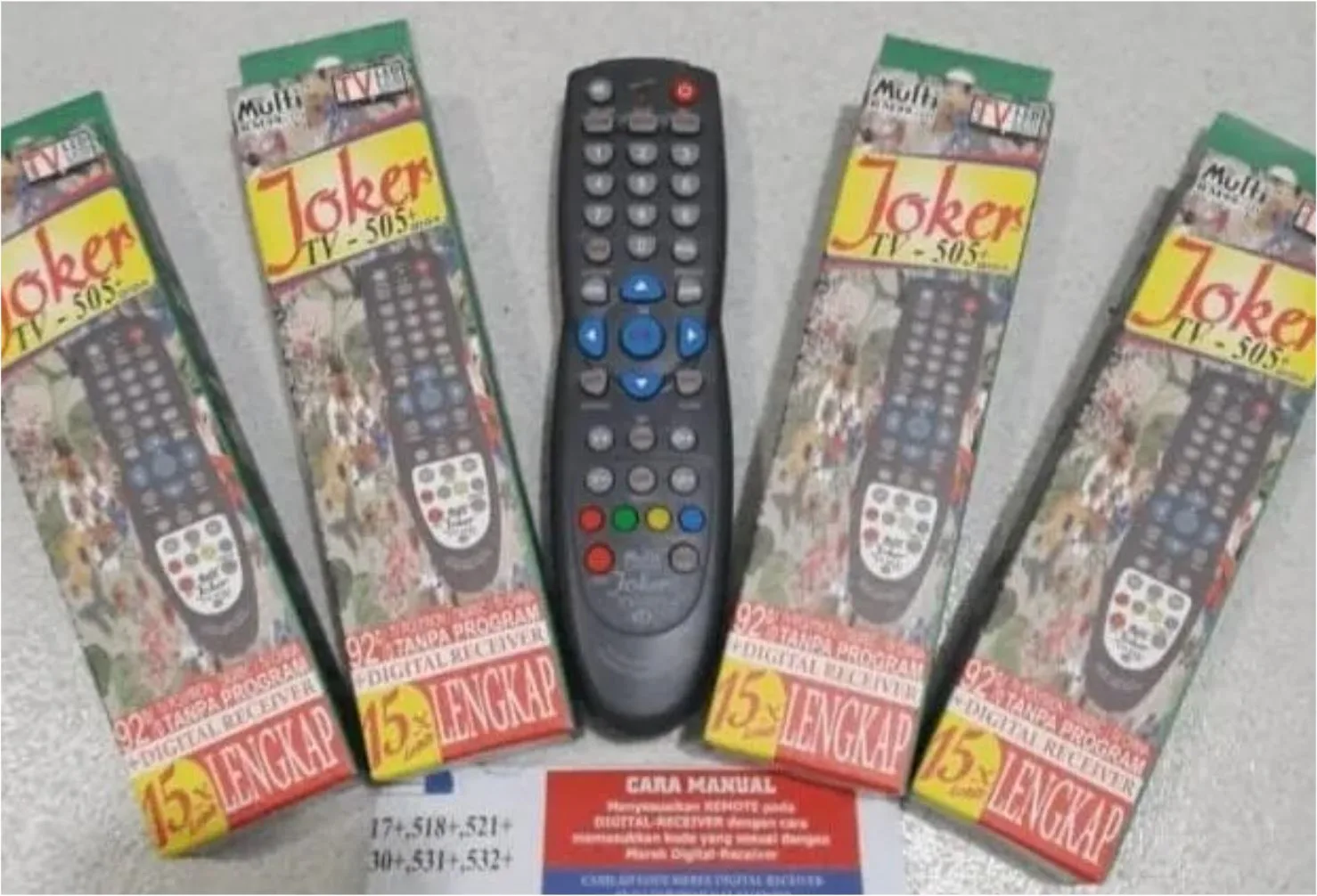 kode tv sharp remote joker