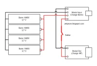 rangkaian baterai laptop