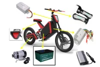 rangkaian sepeda listrik