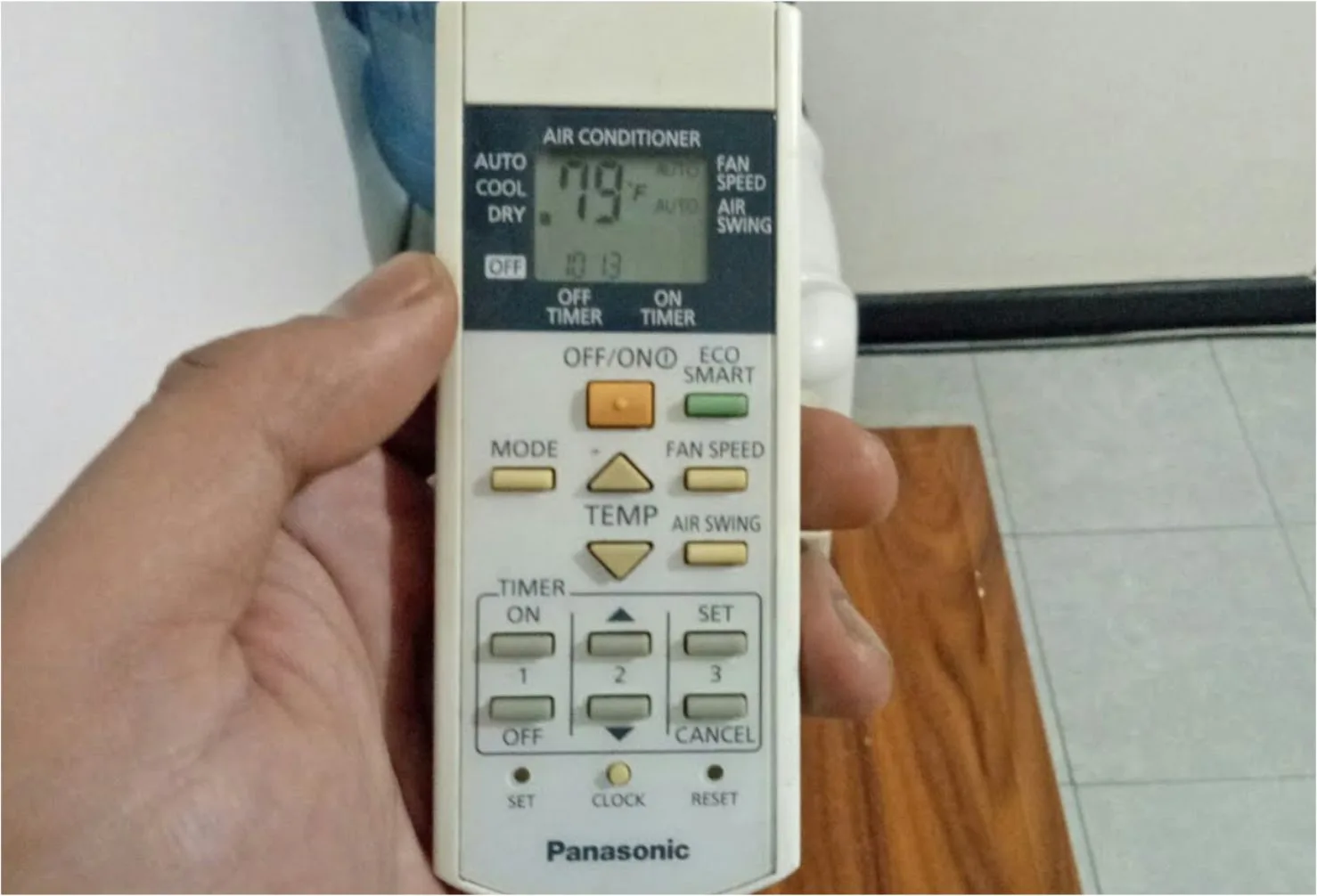 remote ac panasonic error