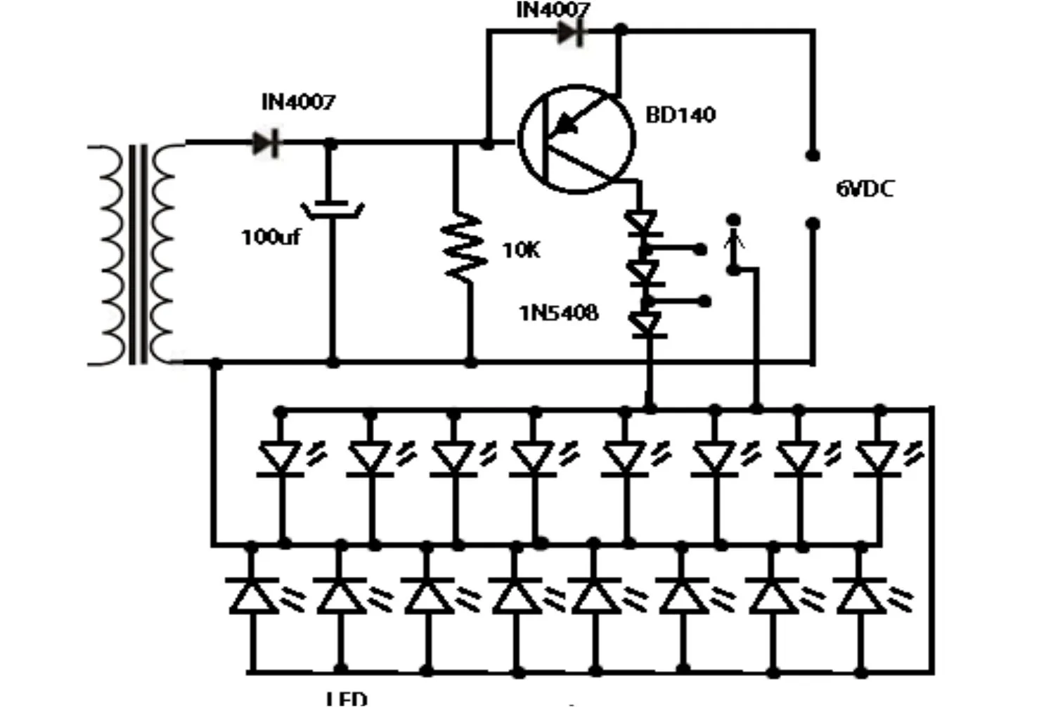 skema lampu emergency