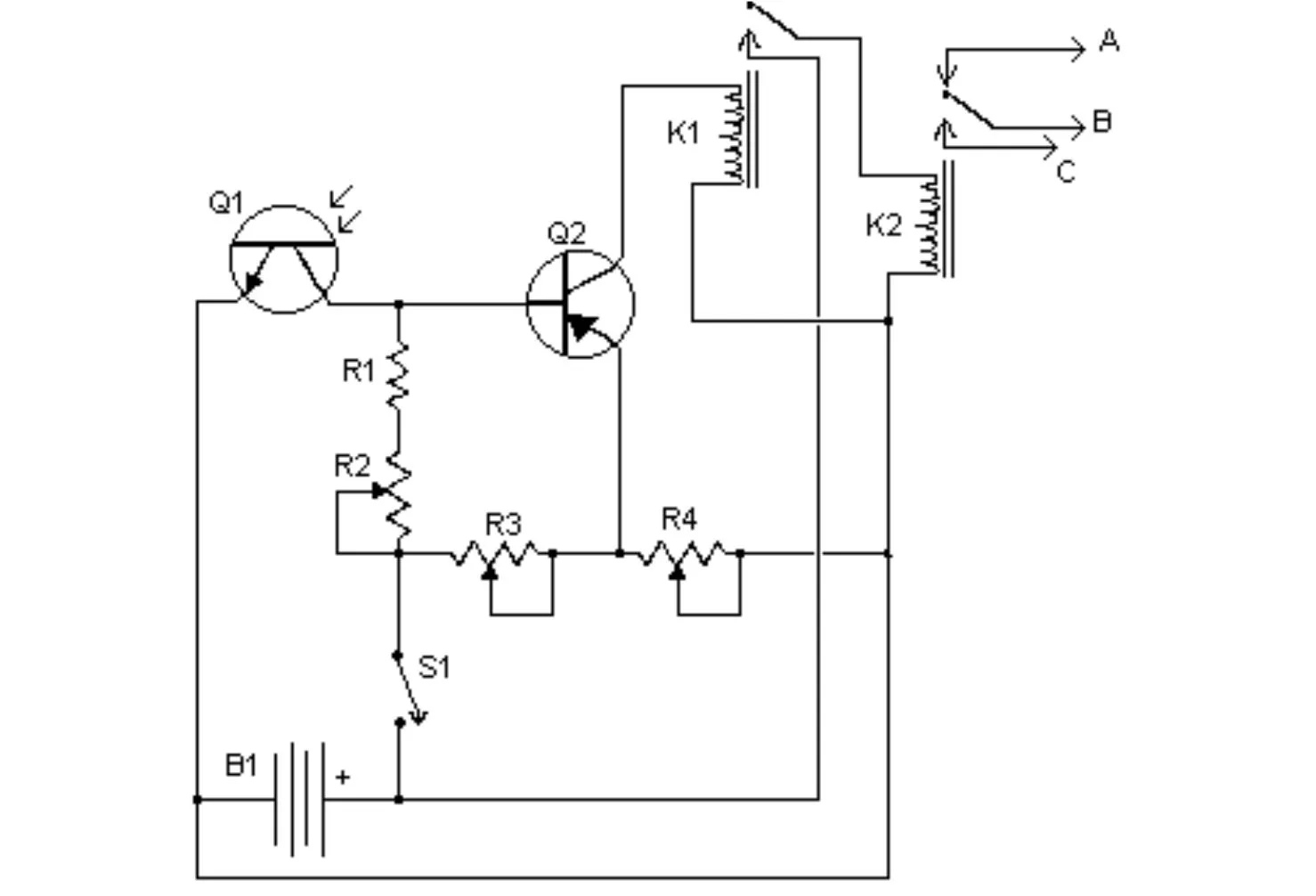 skema lampu sorot