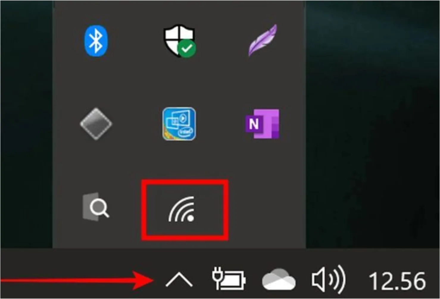 simbol wifi hilang di laptop