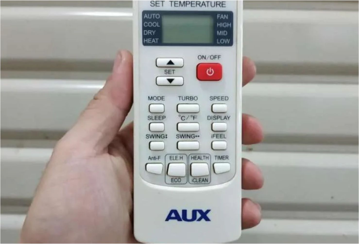 kode remote ac aux